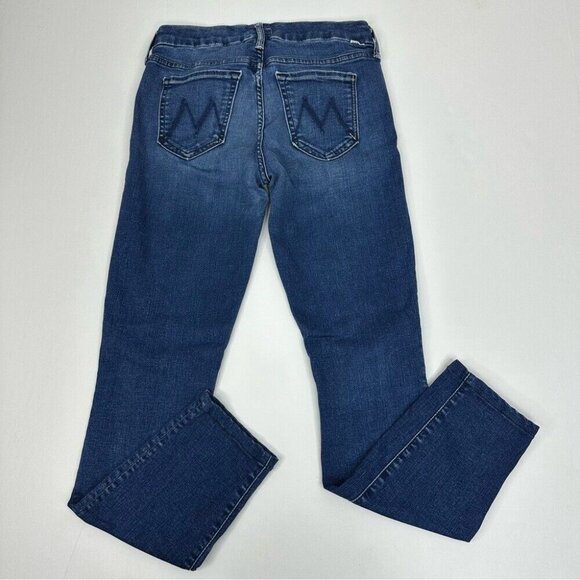 Mother Denim Women’s Looker Ankle Fray Fast Times Skinny Designer Jeans W24/L26 - Picture 5 of 12